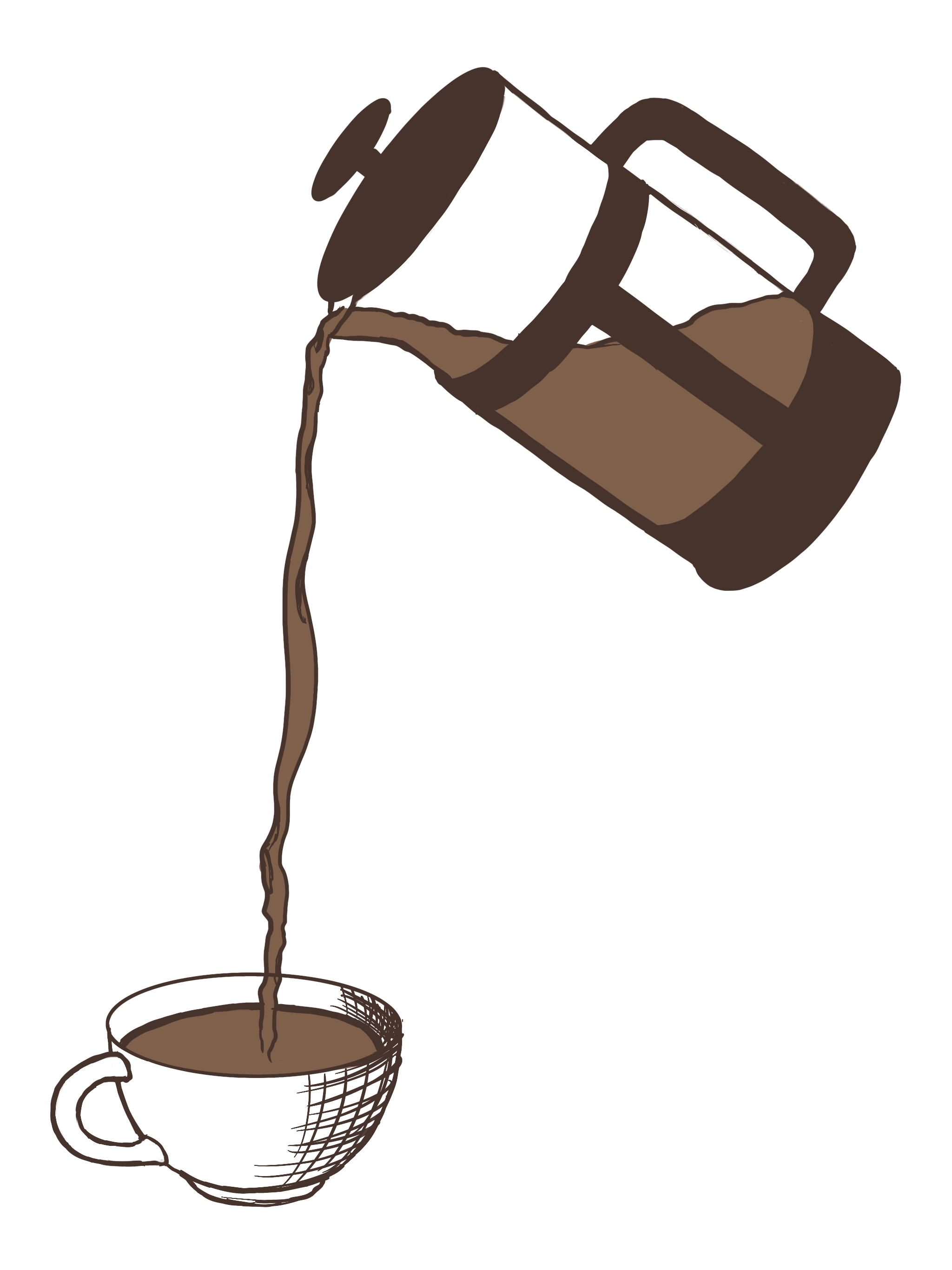 coffee pouring